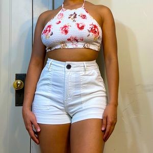 Floral crop top